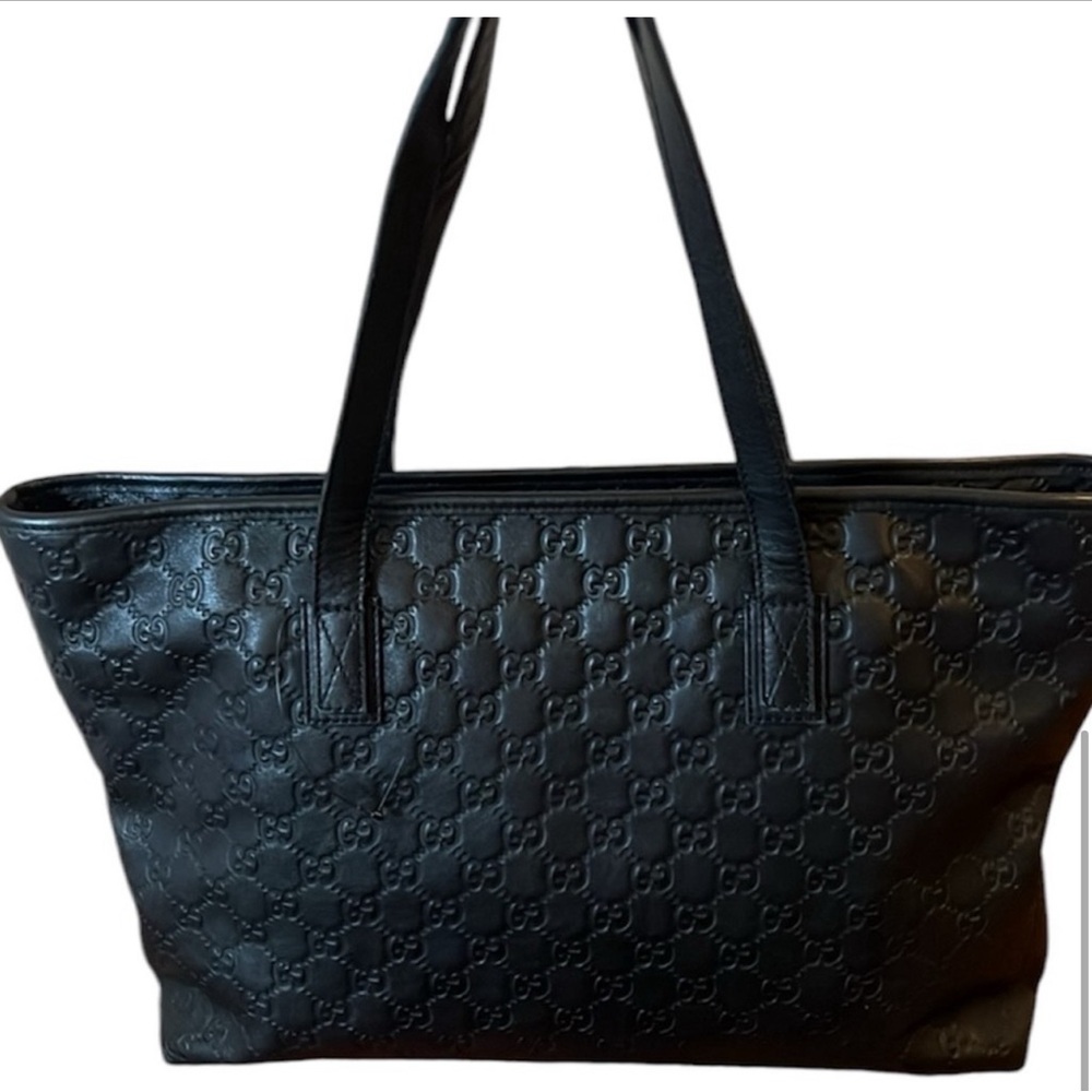 Authentic Gucci guccissima tote